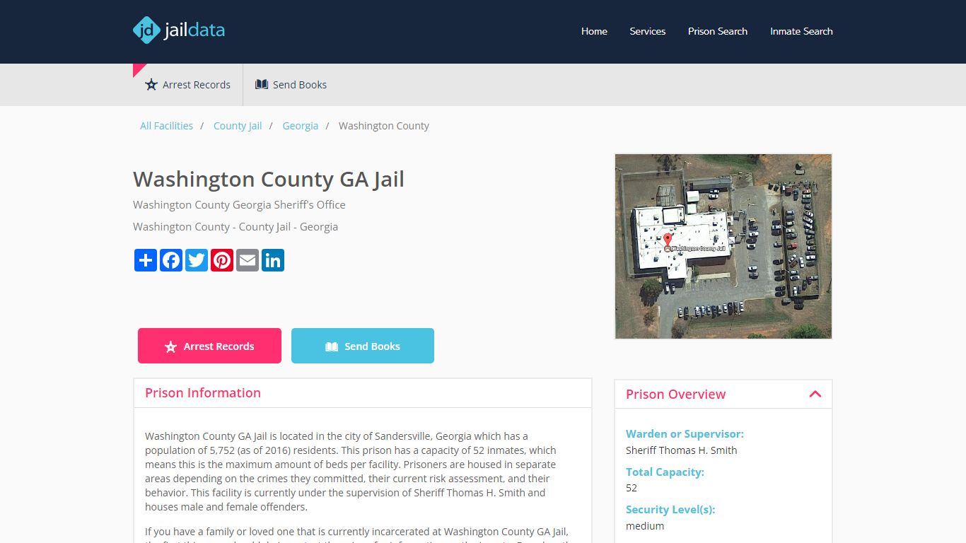 Washington County GA Jail Inmate Search and Prisoner Info ...